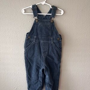 Blue corduroy old navy toddler overalls